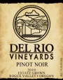 Del Rio Vineyards Pinot Noir 2010 Front Label