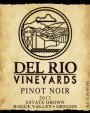 Del Rio Vineyards Pinot Noir 2013 Front Label