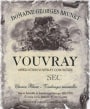 Domaine Nicolas Brunet Vouvray Sec 2009 Front Label
