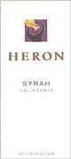 Heron Syrah 1999 Front Label