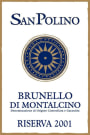 San Polino Brunello di Montalcino Riserva 2001 Front Label