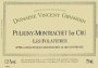 Vincent Girardin Puligny-Montrachet Les Folatieres Premier Cru 2011 Front Label