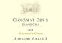 Domaine Arlaud Clos Saint-Denis Grand Cru 2014 Front Label