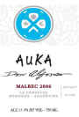 San Polo Bodega & Vinedos Auka Don Alfonso Malbec 2006 Front Label