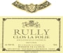 Domaine de la Folie Rully Clos la Folie 2001 Front Label