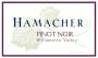 Hamacher Wines Pinot Noir 2008 Front Label