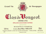 Jean-Marc Millot Clos de Vougeot Grand Cru 2000 Front Label