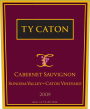 Ty Caton Estate Cabernet Sauvignon 2009 Front Label