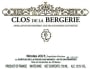 Nicolas Joly Clos de La Bergerie 2011 Front Label