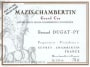 Dugat-Py Mazis-Chambertin Grand Cru 2013 Front Label