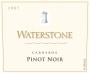 Waterstone Carneros Pinot Noir 2007 Front Label