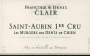 Francoise & Denis Clair Saint-Aubin Les Murgers Des Dents De Chien Premier Cru 2012 Front Label