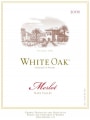 White Oak  Merlot 2006 Front Label
