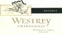 Westrey Reserve Chardonnay 2009 Front Label