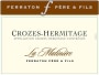 Ferraton Pere & Fils Crozes-Hermitage La Matiniere 2012 Front Label