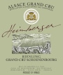 Heimberger Schoenenbourg Grand Cru Riesling 2013 Front Label