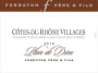 Ferraton Pere & Fils Cotes du Rhone Plan de Dieu Villages 2012 Front Label