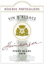 Heimberger Reserve Particuliere Pinot Blanc 2010 Front Label