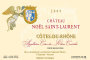 Louis Bernard Cotes du Rhone Chateau Noel St. Laurent Blanc 2009 Front Label