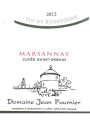 Jean Fournier Saint Urbain Rouge 2012 Front Label