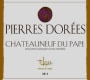 Patrick Lesec Chateauneuf-du-Pape Pierres Dorees 2012 Front Label