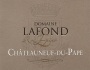 Domaine Lafond Chateauneuf-du-Pape Roc-Epine 2010 Front Label