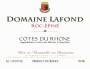Domaine Lafond Cotes-du-Rhone 2012 Front Label
