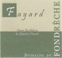 Domaine de Fondreche Fayard Rouge 2012 Front Label