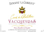 Domaine La Garrigue Vacqueyras Cuvee de l’Hostellerie 2013 Front Label