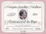 Domaine Mathieu Chateauneuf-du-Pape Marquis Anselme Mathieu 2004 Front Label