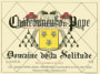 Domaine de la Solitude Chateauneuf-du-Pape 2011 Front Label