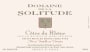 Domaine de la Solitude Cotes Du Rhone Rouge 2005 Front Label