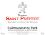 Domaine Saint Prefert Chateauneuf-du-Pape Collection Charles Giraud 2010 Front Label