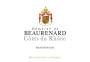 Domaine de Beaurenard Cotes du Rhone 2013 Front Label