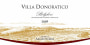 Argentiera Villa Donoratico 2009 Front Label