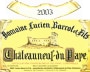 Lucien Barrot Chateauneuf-du-Pape 2003 Front Label