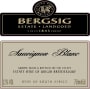 Bergsig Sauvignon Blanc 2014 Front Label