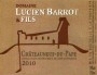 Lucien Barrot Chateauneuf-du-Pape 2010 Front Label