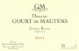 Domaine Gourt de Mautens Jerome Bressy 2011 Front Label