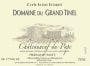 Domaine du Grand Tinel Chateauneuf-du-Pape Cuvee Alexis Establet 2012 Front Label