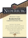 Nederburg Baronne 2012 Front Label