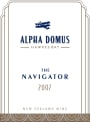 Alpha Domus Navigator 2007 Front Label