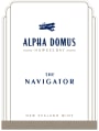 Alpha Domus Navigator 2011 Front Label