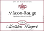 SARL PAQUET - MONTAGNAC Macon-Rouge 2014 Front Label