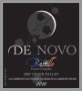 De Novo Wines Cuvee Camille Bastille 2010 Front Label