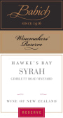 Babich Winemaker's Reserve Syrah 2009 Front Label