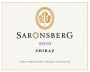 Saronsberg Shiraz 2013 Front Label