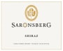 Saronsberg Shiraz 2014 Front Label