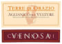 Cantina di Venosa Aglianico del Vulture Terre di Orazio 2009 Front Label