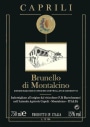 Caprili Brunello di Montalcino 2010 Front Label